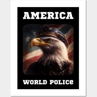 America - World Police Posters and Art